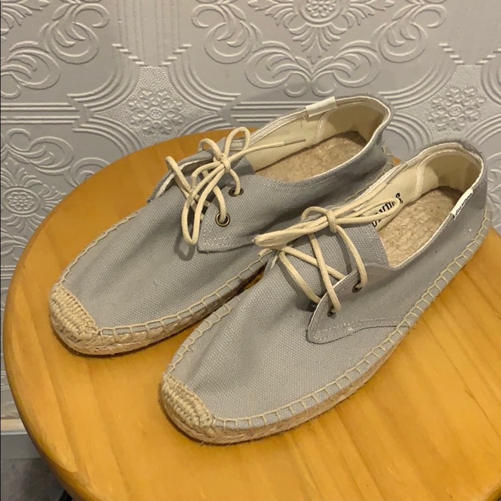 Soludos flat lace up espadrilles